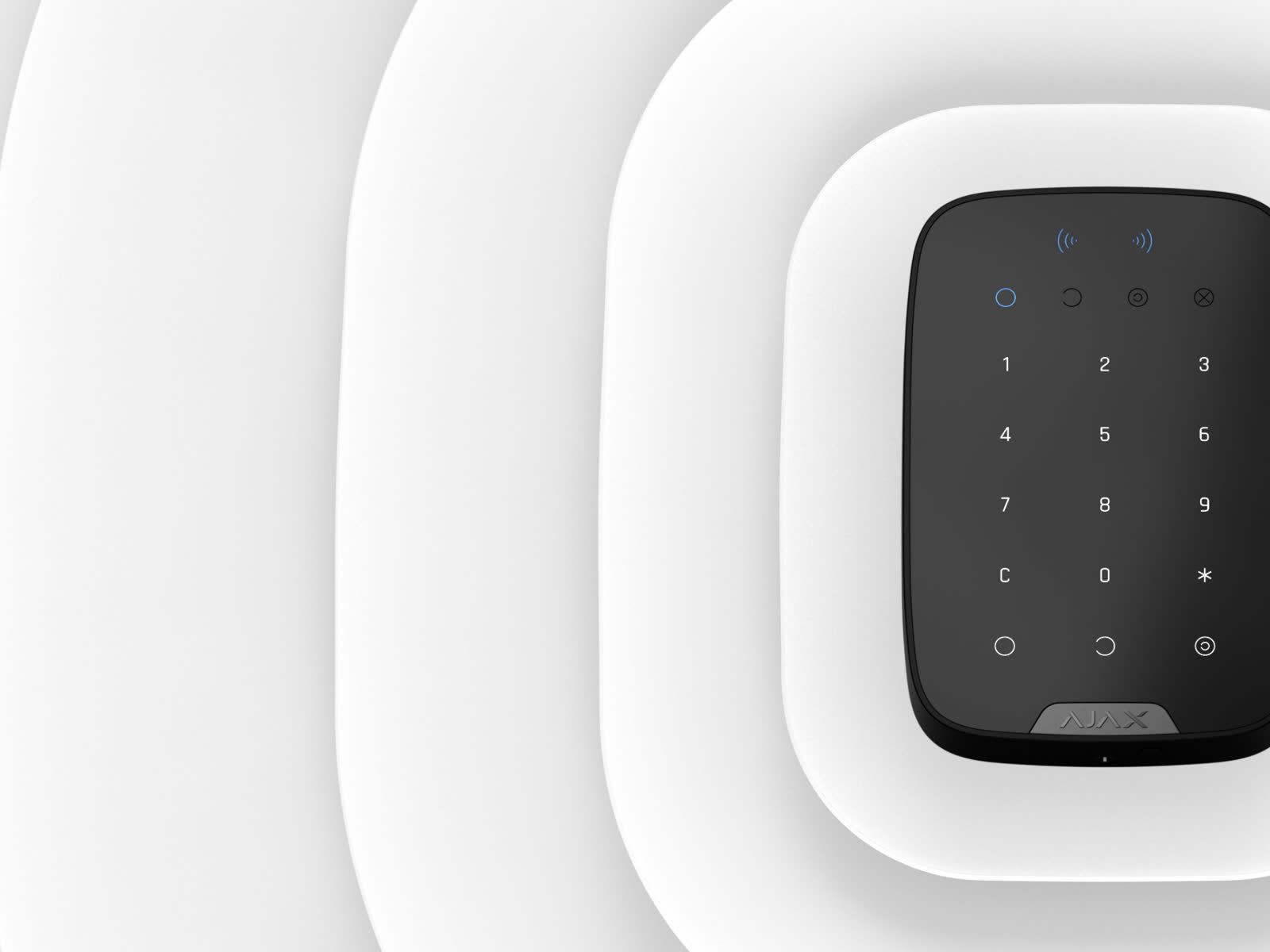 Ajax KeyPad Plus Jeweller — fotografía oficial Ajax Systems